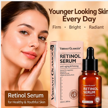 Retinol Facial Serum – Moisturizing Brightening & Firming Anti-Aging Skincare for Fine Lines