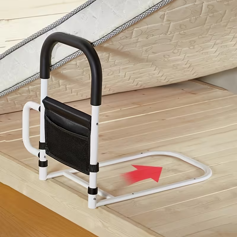Bedside Guardrail – Adjustable Bed Safety Rail with Secure Support