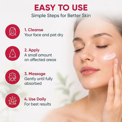 Facial Spot Brightening & Smoothing Cream for Freckles Skin