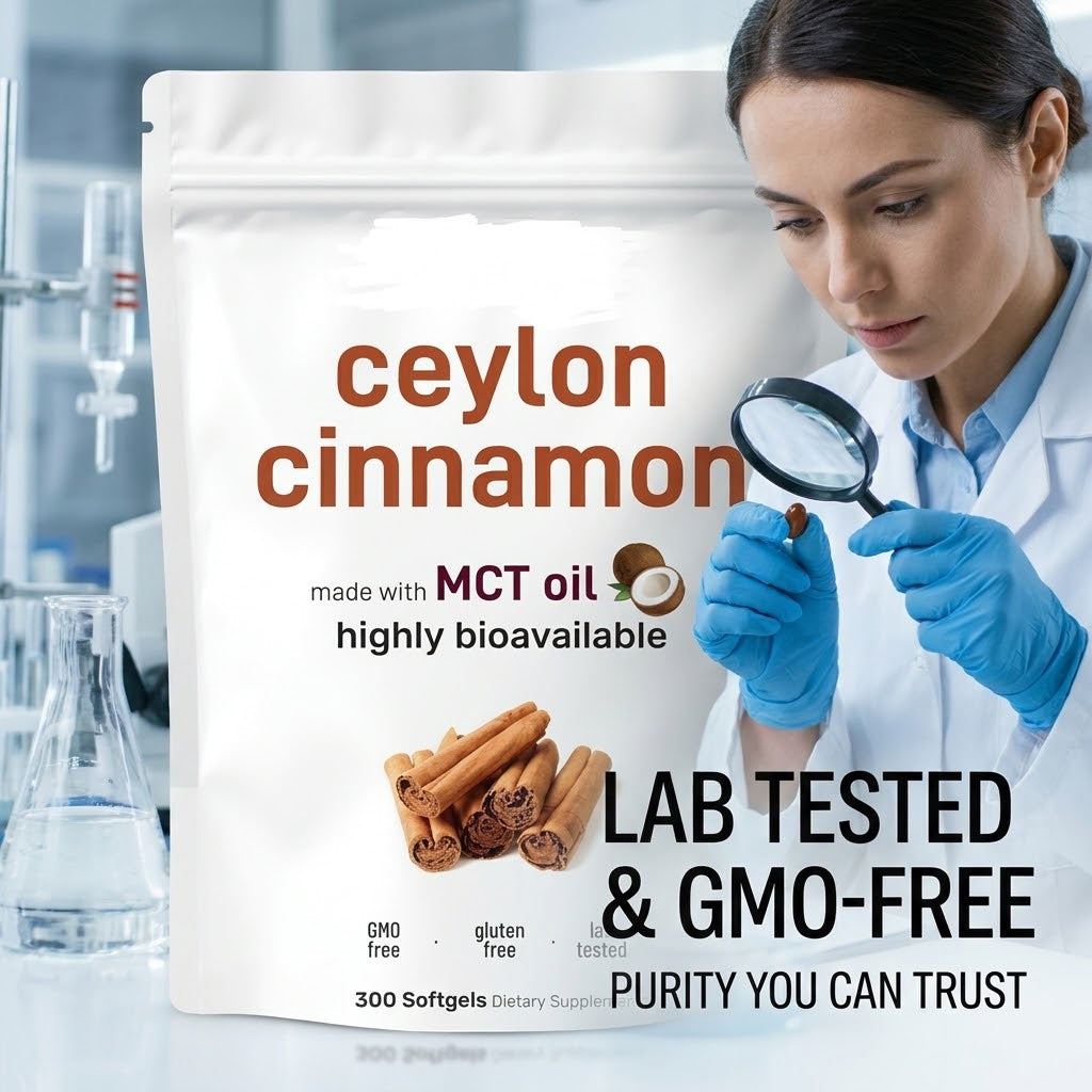 Ceylon Cinnamon MCT Oil Softgels – Daily Wellness Support