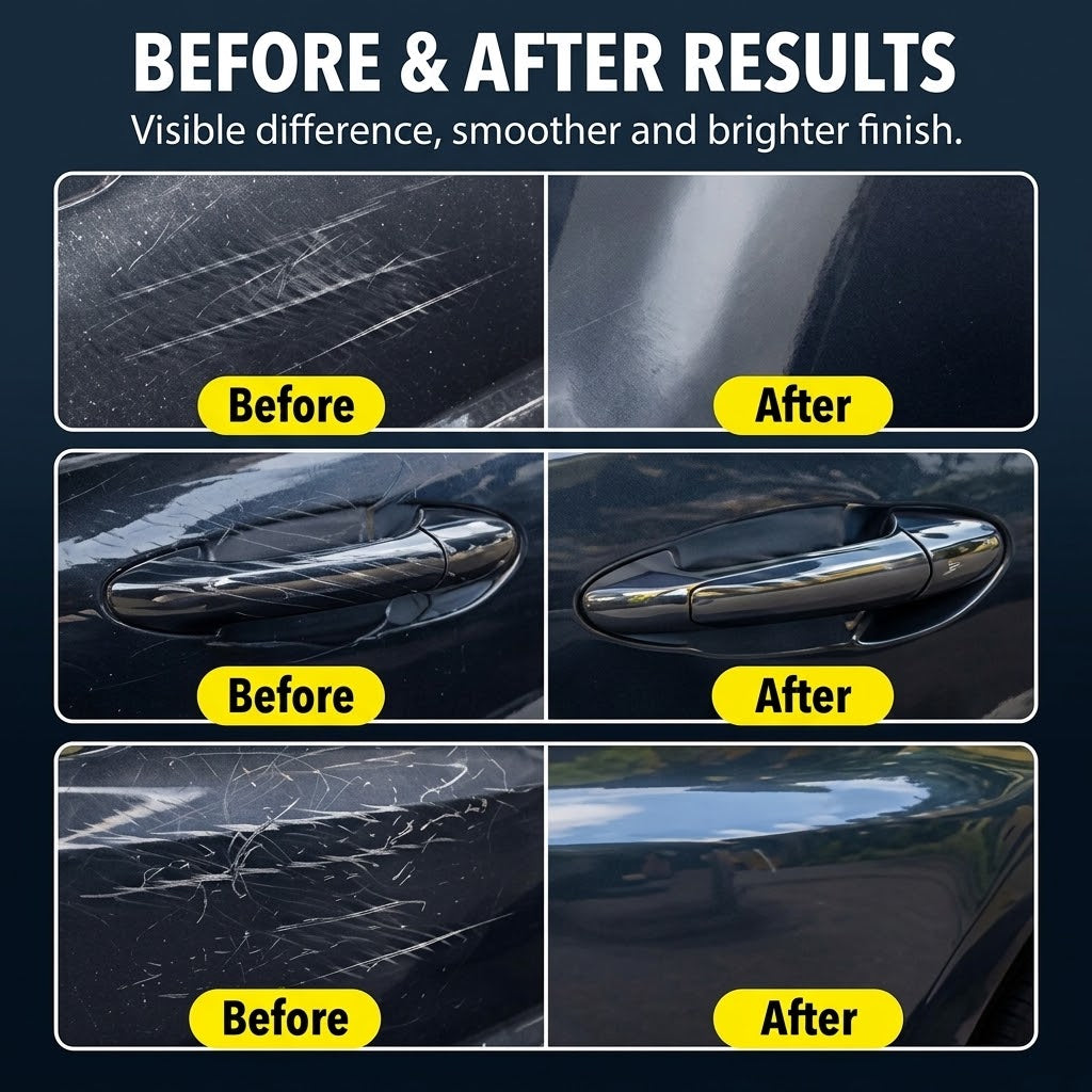 Scratch Repair Wax & Polishing Compound – Paint Surface Scratch Remover & Shine Restorer