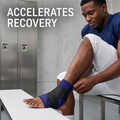 Hot & Cold Ankle Gel Pad – Reusable Compression Wrap
