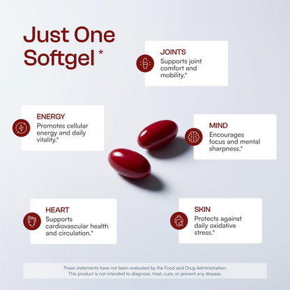 Astaxanthin 12mg Softgel Capsules – Antioxidant Support, 30 Count