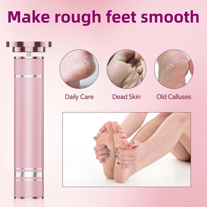Electric & Adjustable Speed Portable Foot Care Tool with Replacement Sanding Discs