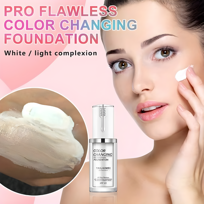 Color Changing – Waterproof Moisturizing Liquid Makeup with SPF 15 & Natural Coverage