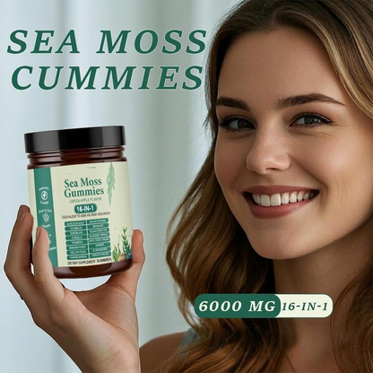 Sea Moss Glow Gummies – Seaweed, Black Seed Oil & Ashwagandha