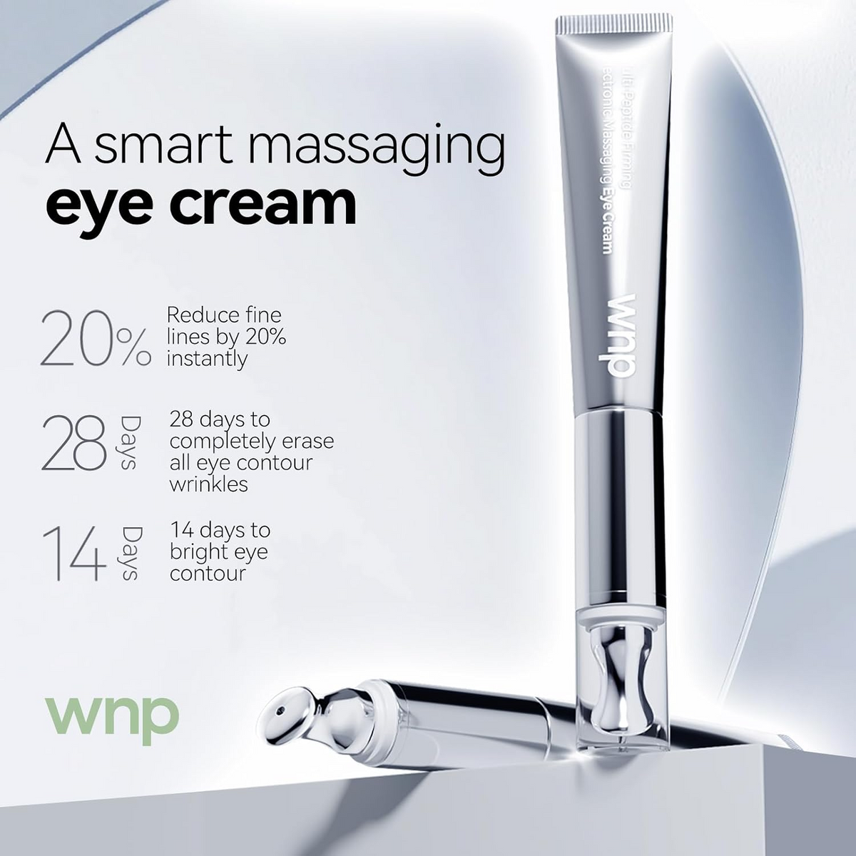 Electronic Massaging Eye Cream – Anti-Aging, Brightening, Firming & Dark Circle Care
