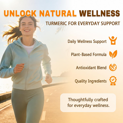 Turmeric Curcumin Capsules – 1000mg with 95% Curcuminoids, Black Pepper & Vitamin C