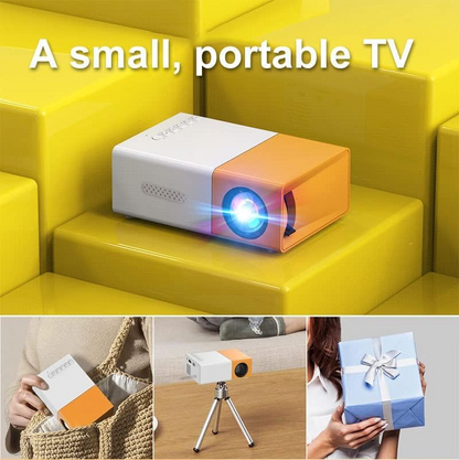Mini Portable Projector – Smart LED LCD Pocket Projector for Home & Kids