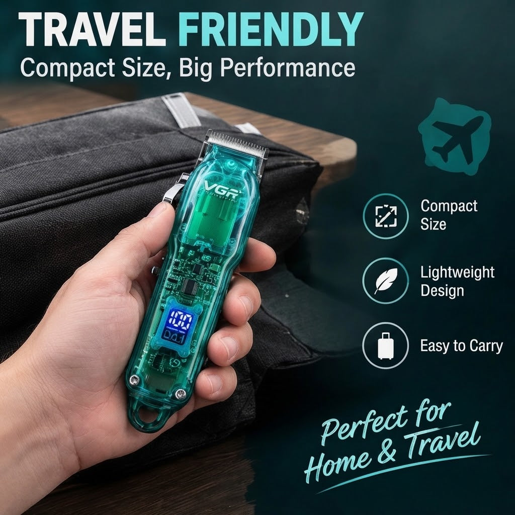 VGR V-660 Professional Hair Clipper Rechargeable Trimmer for Men