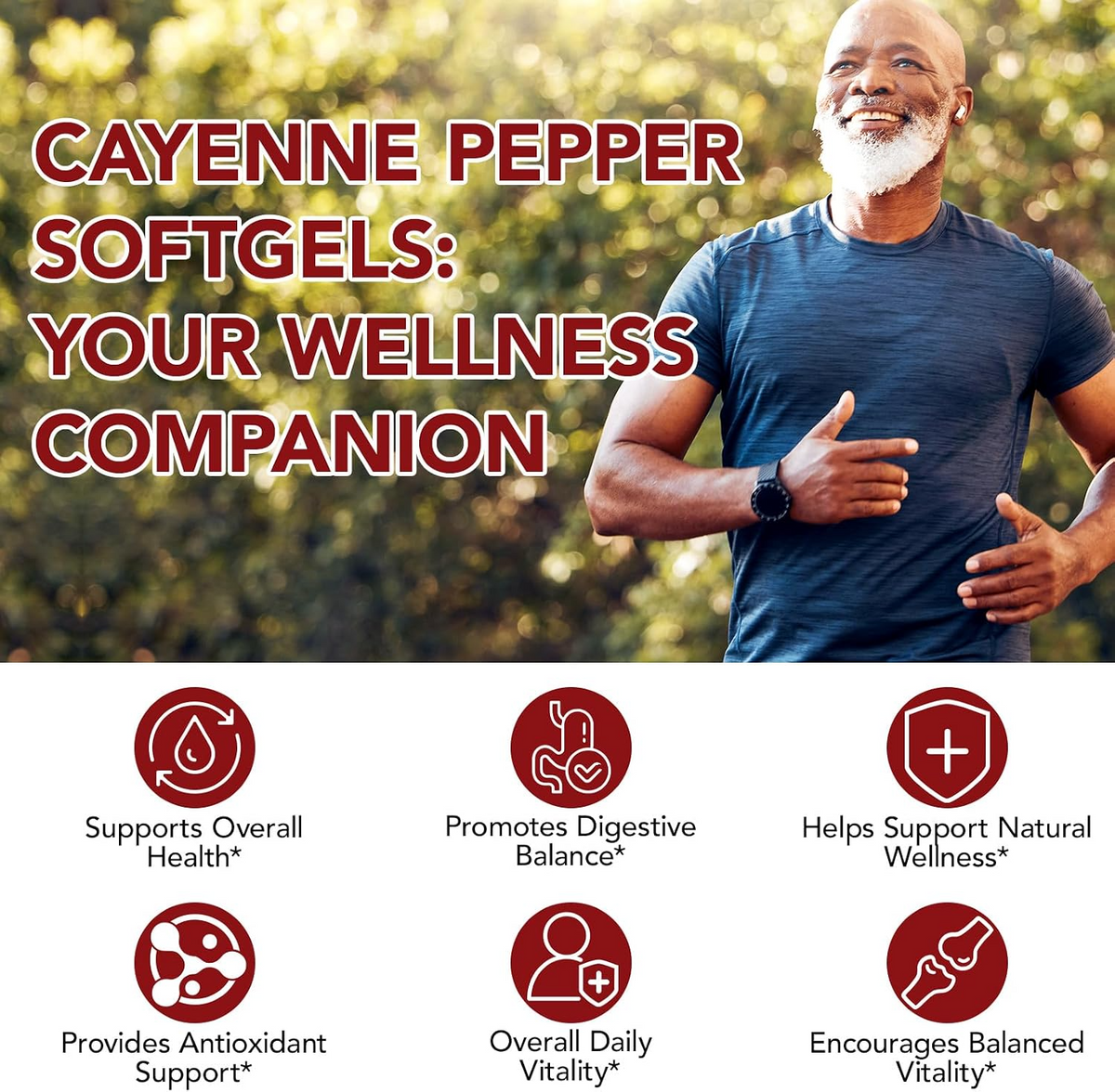 Cayenne Pepper Softgels – 240-Capsule Herbal Supplement