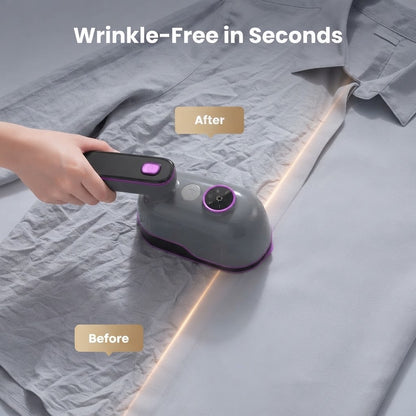 1000W Portable Mini Steam Iron – Foldable Ceramic Travel Iron