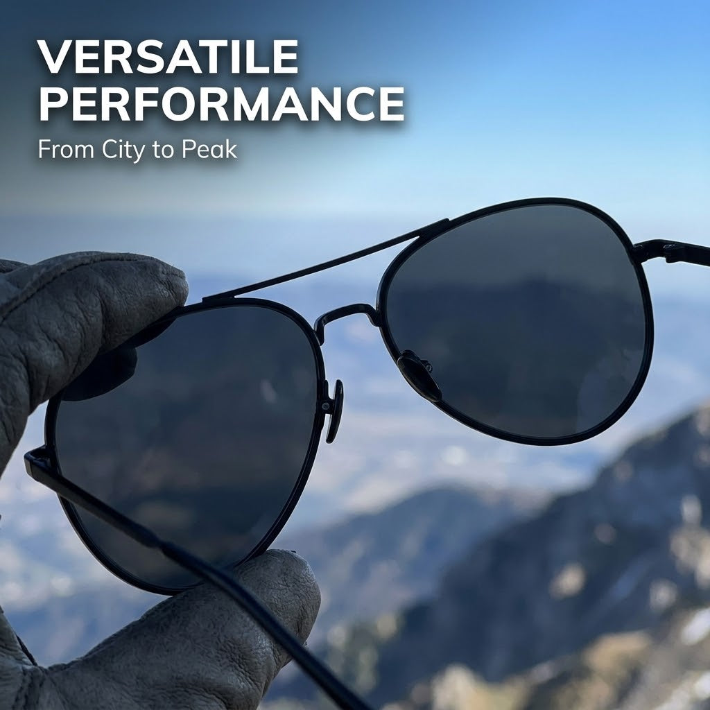 Men’s Classic Sports Sunglasses – UV-Resistant Eyewear for Driving, Cycling &amp; Outdoor Activities