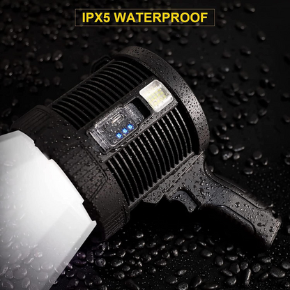 USB Rechargeable Spotlight Flashlight – Powerful LED Light for Camping, Hunting & Boating