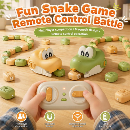 RC Mechanical Snake Toy Interactive Animal Car with Sound Effects
