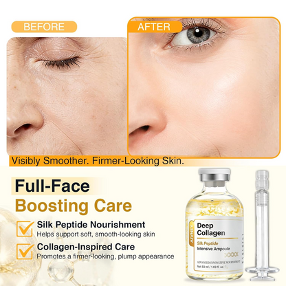 Collagen Silk Peptide Firming Face Serum – Anti-Wrinkle Facial Essence