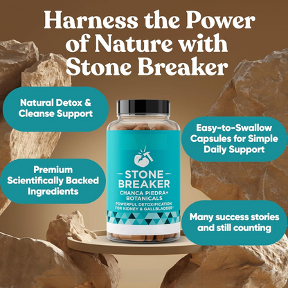 Natural Stone Breaker – 60 Vegetarian Soft Capsules for Urinary & Daily Wellness
