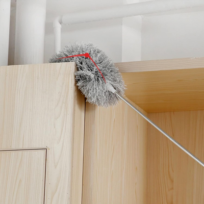 Telescopic Electrostatic Feather Duster – Extendable Dust Cleaning Tool for Ceilings & Hard-to-Reach Areas
