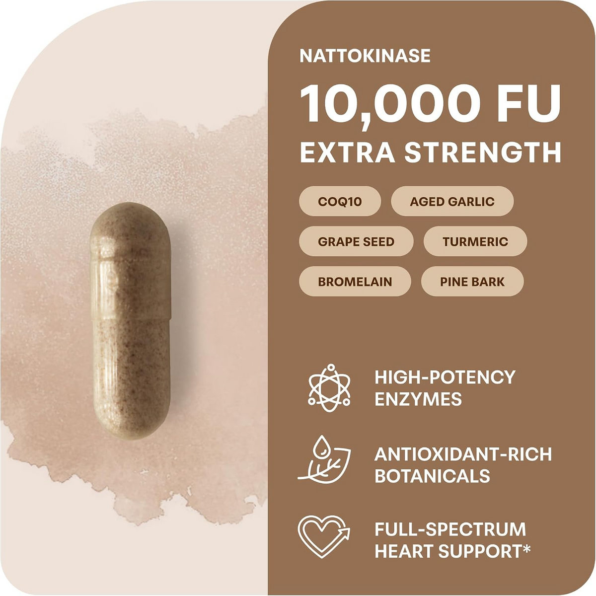 Nattokinase 10,000 FU – High-Potency Enzyme Supplement