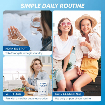 R-Alpha Lipoic Acid Softgels – Antioxidant & Daily Wellness Support