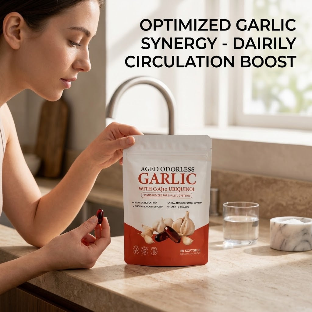 Aged Garlic Capsules 600mg – Odorless Herbal Supplement
