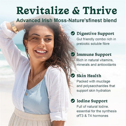 Sea Moss Glow Gummies – Seaweed, Black Seed Oil & Ashwagandha