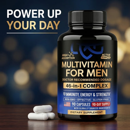Multivitamin 46-Component Capsules – Vitamins, Minerals & Daily Energy Support