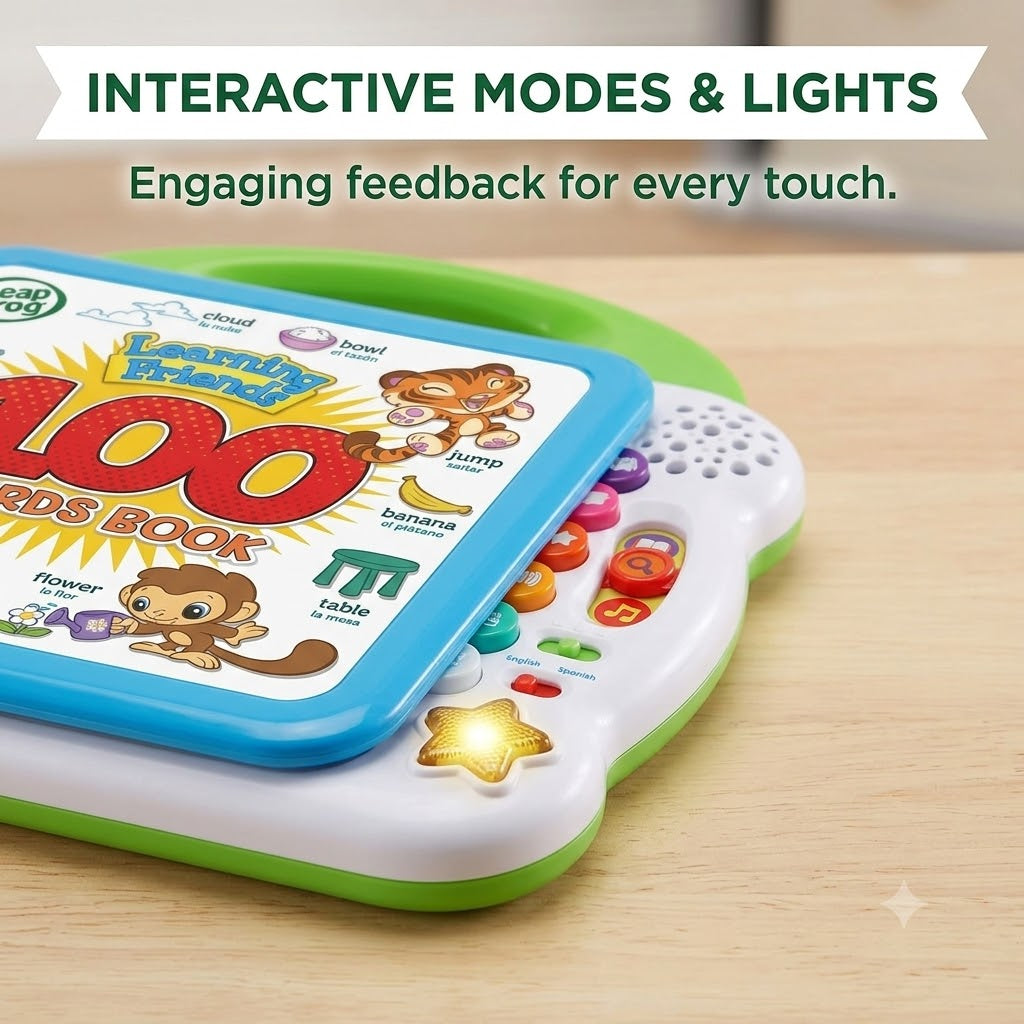 Touch & Teach Interactive 100 Words Learning Book for Kids