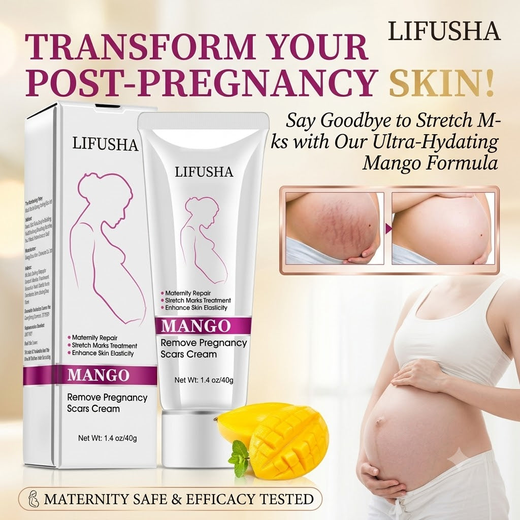 Stretch Mark Care & Moisturizing Cream for Pregnancy & Postpartum Skin