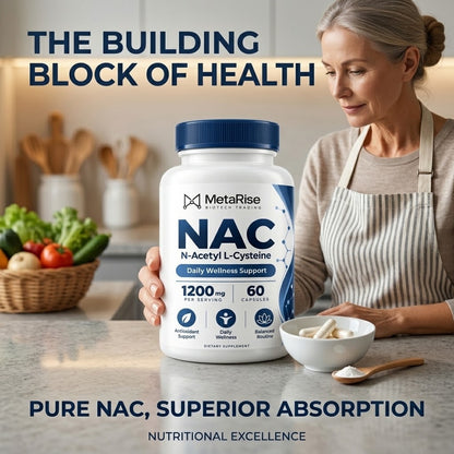 NAC Capsules – Glutathione Precursor & Antioxidant Support, 60 Count
