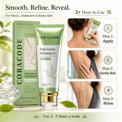 Green Tea Vegan Gel Cleanser – Exfoliating & Hydrating Face Wash