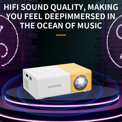 Mini Portable Projector – Smart LED LCD Pocket Projector for Home & Kids