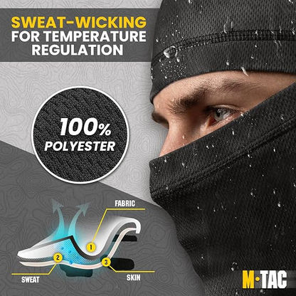 Cycling Balaclava Face Mask – Breathable Polyester Full Face Cover