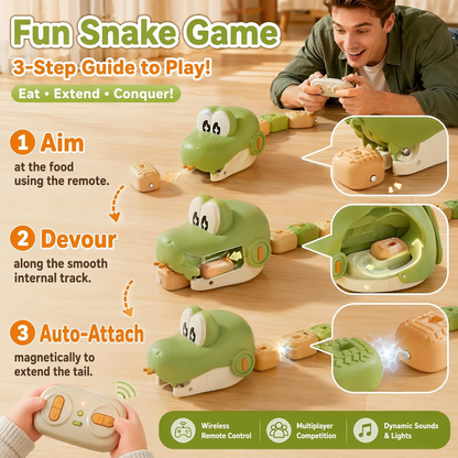 RC Mechanical Snake Toy Interactive Animal Car with Sound Effects