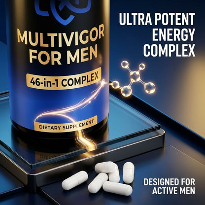 Multivitamin 46-Component Capsules – Vitamins, Minerals & Daily Energy Support