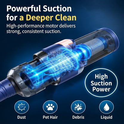 Smart Vacuum Cleaner – High Suction Wet & Dry Self-Cleaning