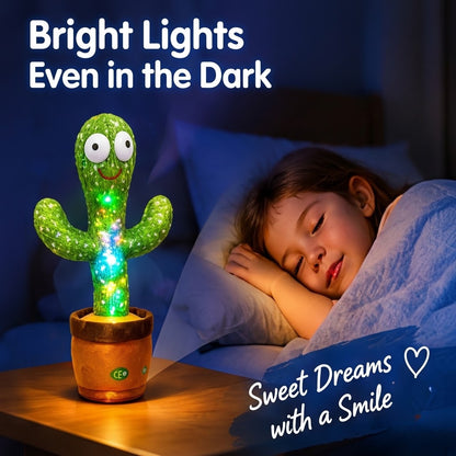 Dancing Talking Cactus Toy – Singing & Voice-Repeating Toy
