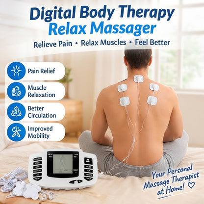 Digital Body Therapy Massager – Relaxation &  Muscle Comfort Device
