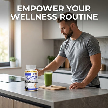 Vitamin D3 + K2 Softgels – Bone & Joint Wellness Support
