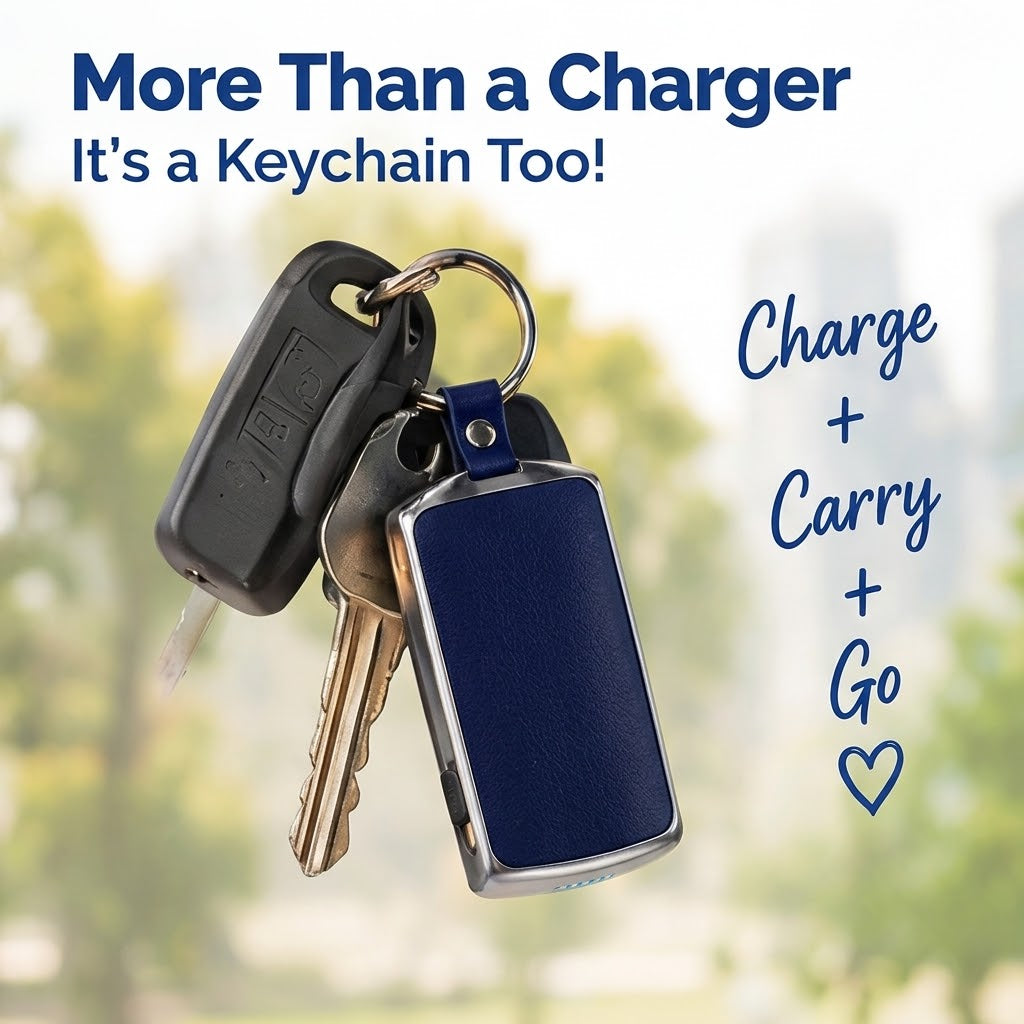 Mini Keychain Power Bank – Portable Emergency Phone Charger