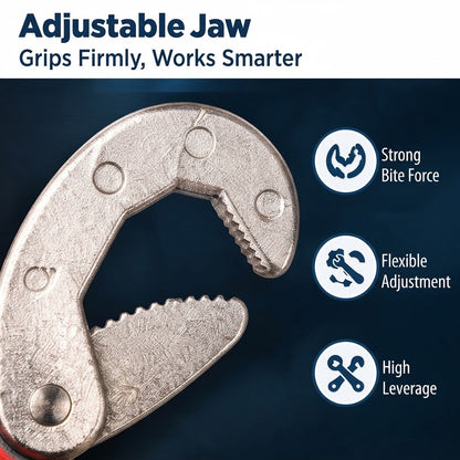 2-Piece Universal Pipe Wrench Set – Multi-Function Hand Tools