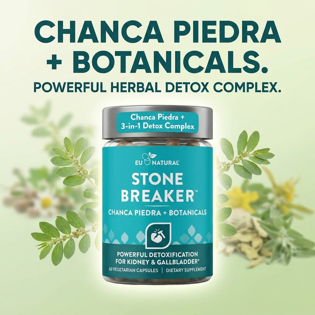 Natural Stone Breaker – 60 Vegetarian Soft Capsules for Urinary & Daily Wellness