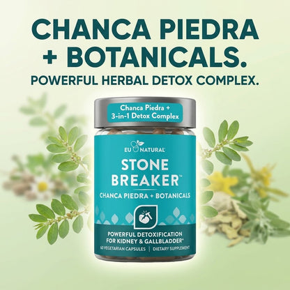 Natural Stone Breaker – 60 Vegetarian Soft Capsules for Urinary & Daily Wellness
