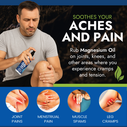 Pure Magnesium Oil Spray – Non-Greasy Topical Body Care
