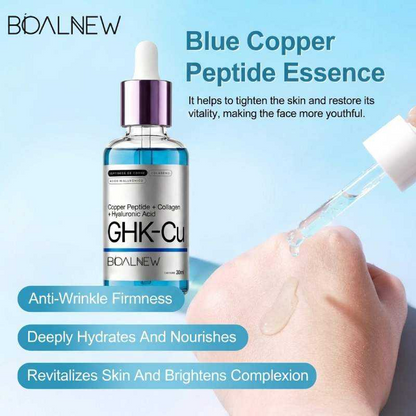 GHK-Cu Copper Peptide Serum – Anti-Aging, Hydrating, Firming & Brightening Facial Care