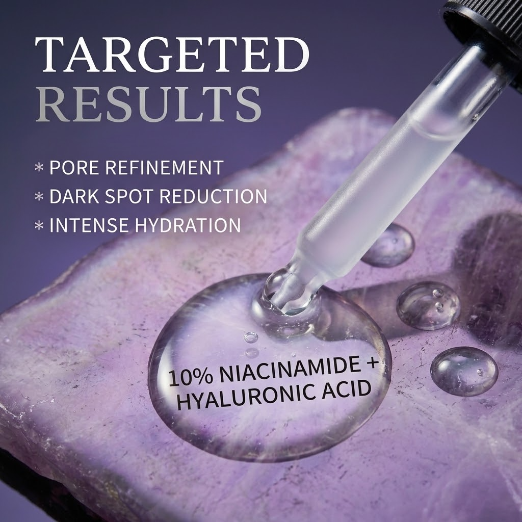 BARUBT Niacinamide Hyaluronic Acid Essence – Hydrating & Radiance-Boosting Facial Serum for Dry Skin