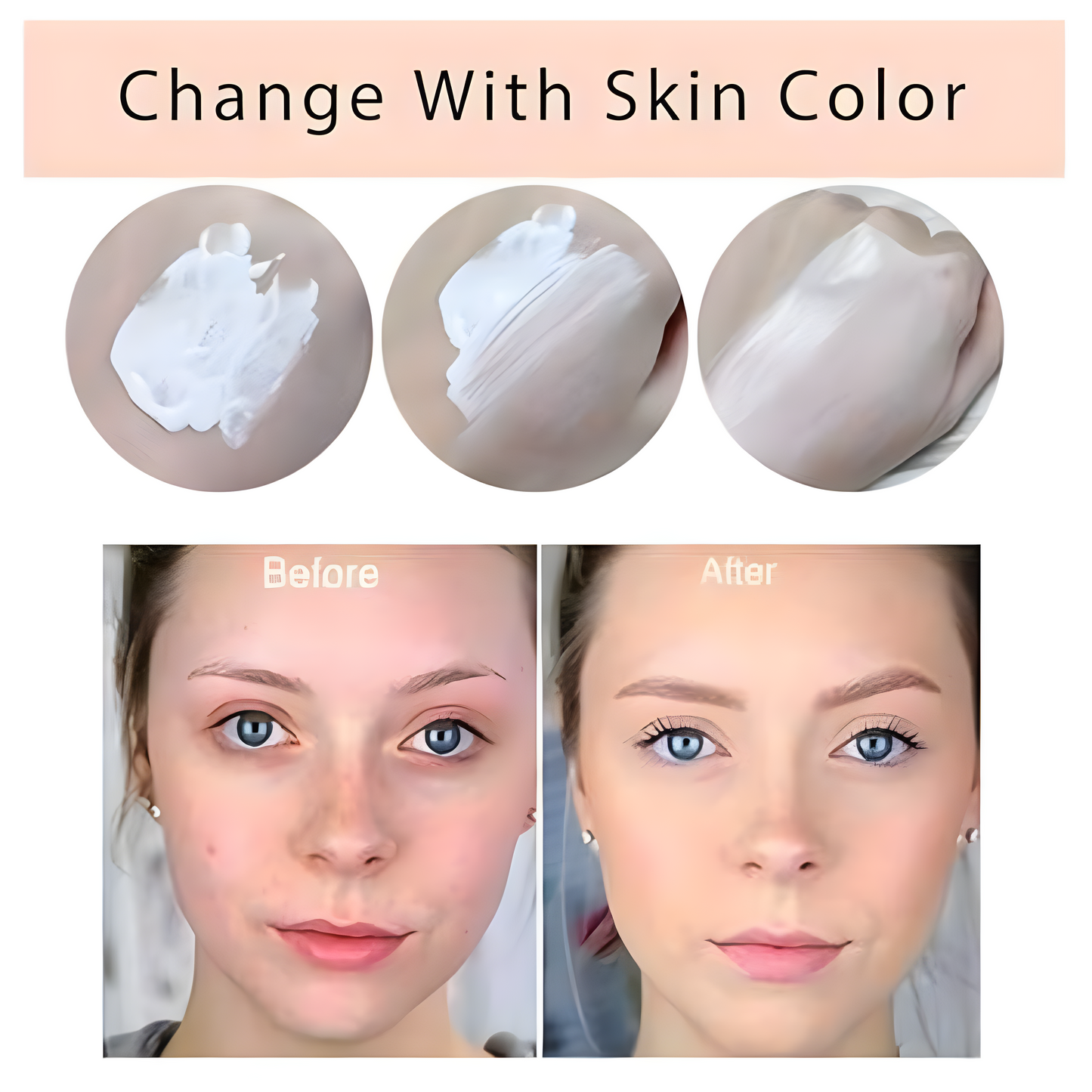 Color Changing – Waterproof Moisturizing Liquid Makeup with SPF 15 & Natural Coverage
