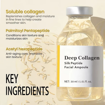 Collagen Silk Peptide Firming Face Serum – Anti-Wrinkle Facial Essence
