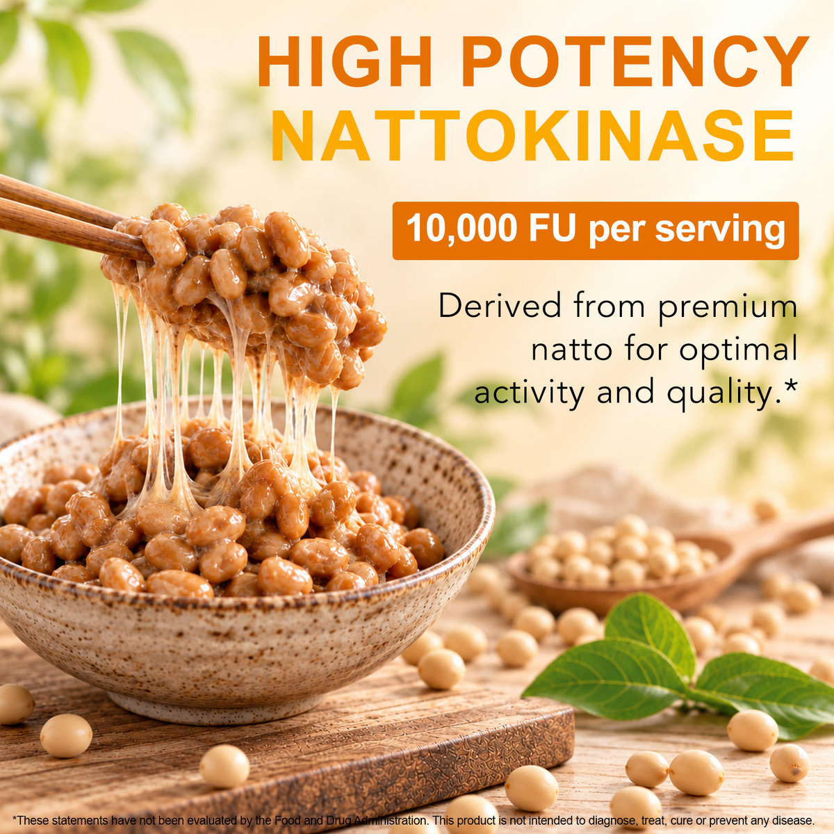 Nattokinase 10,000 FU – High-Potency Enzyme Supplement