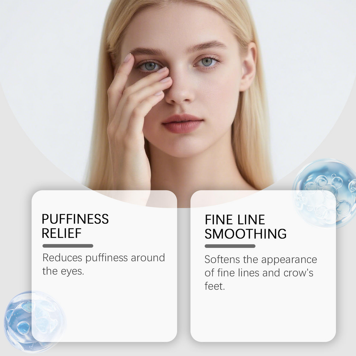 Niacinamide & Hyaluronic Acid Vegan Eye Mask Patches – Brightening, Hydrating & Anti-Wrinkle Care